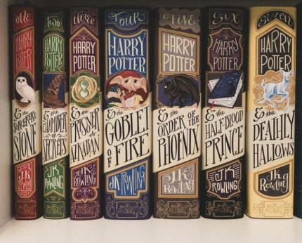 harry potter book covers