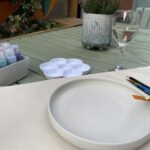 Pottery painting with wine Workshop